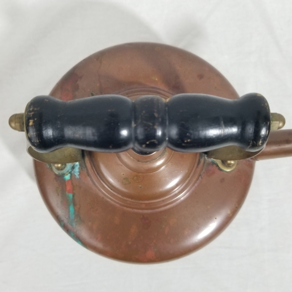 Vintage Solid Copper Tea Kettle Made in England - Picture 5 of 16